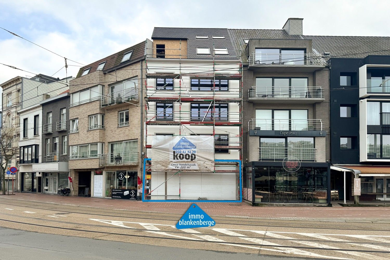 Ruime Casco Handelszaak van Ca. 200m² bij de Jachthaven van Blankenberge foto {{pictureIndex}}