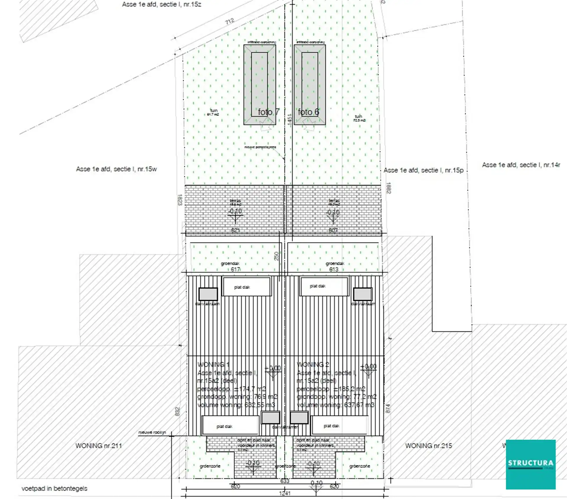 Bouwgrond voor 2 woningen met vergunning foto 5