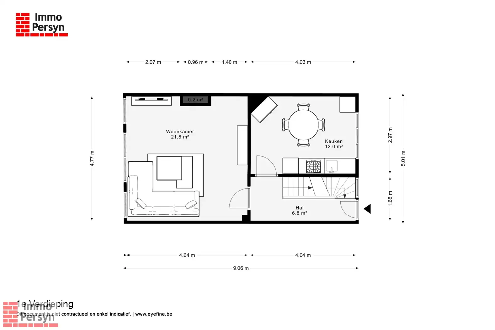 Handelspand + duplex-appartement in hartje Scherpenheuvel foto 21