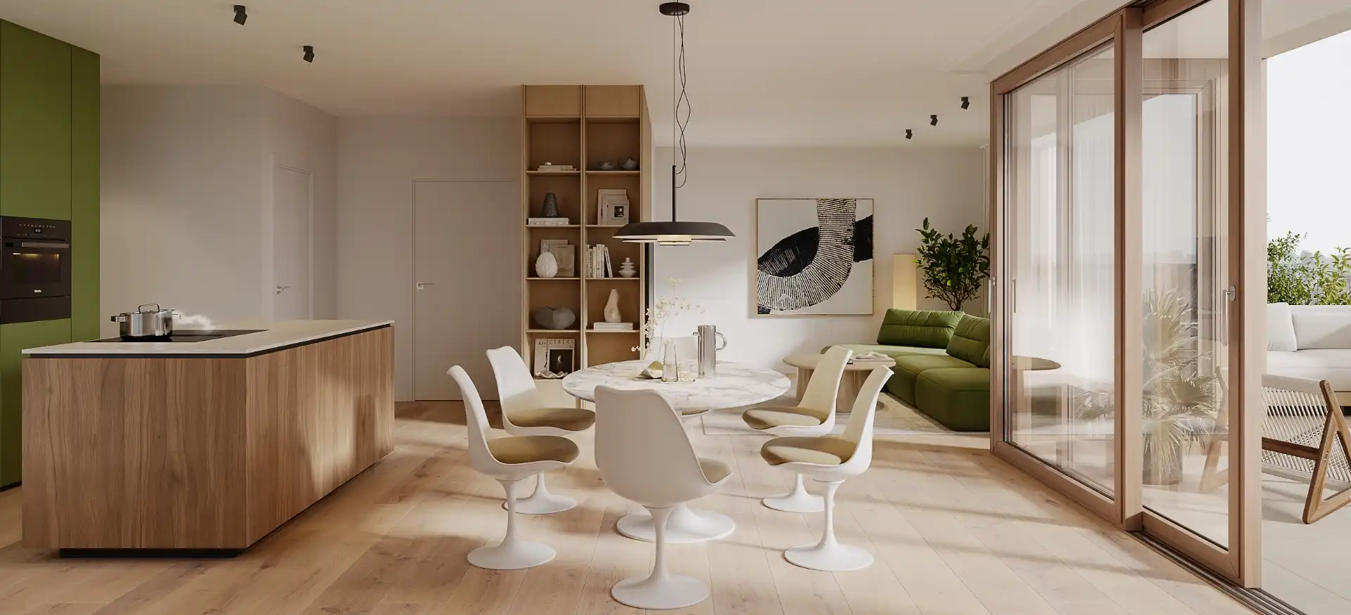 Nieuwbouwappartement met 2 slaapkamers tussen jachthaven, stad en de zee te Nieuwpoort foto 3