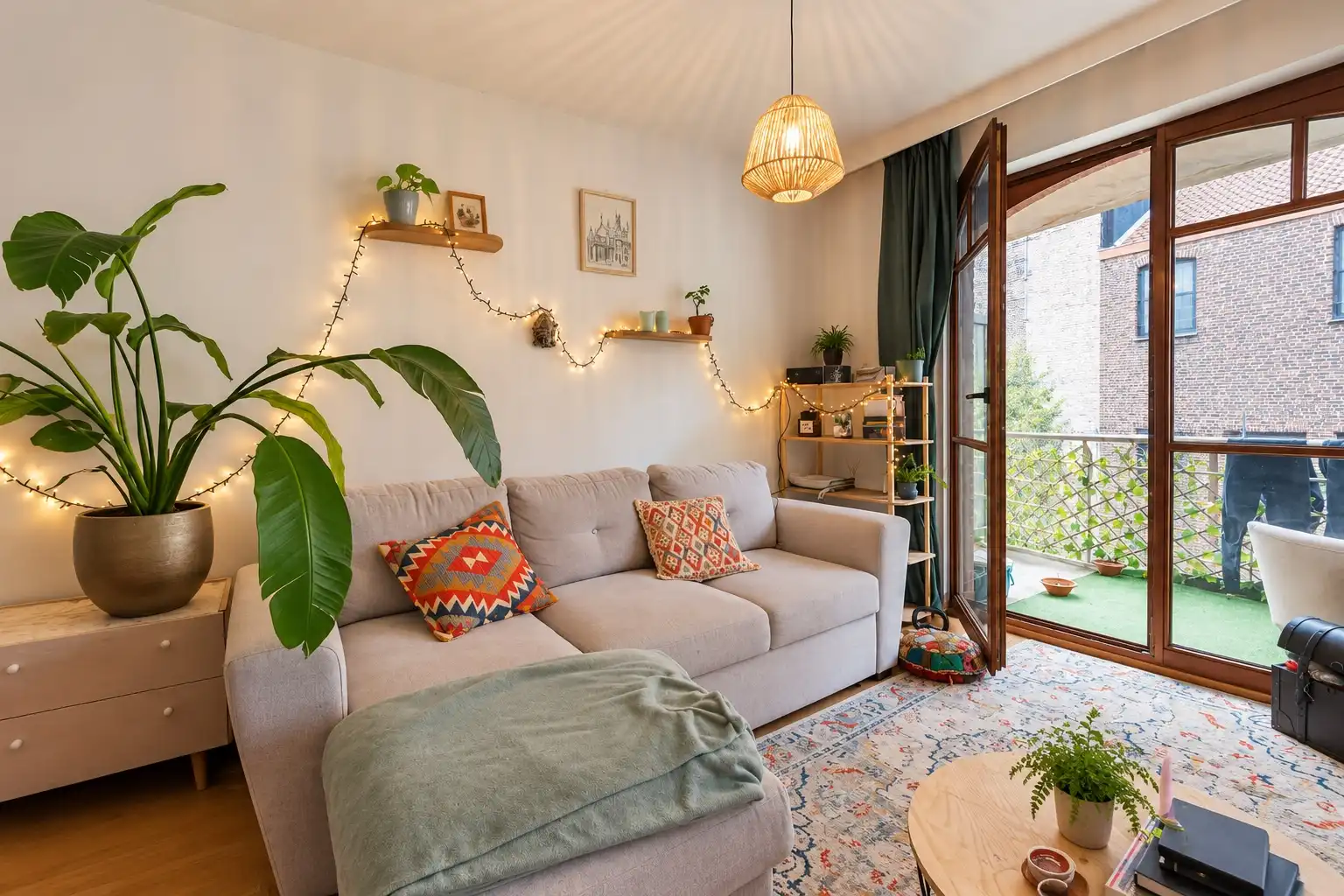 Appartement met ruim terras en uitzicht op de Karmelietenkerk foto 4
