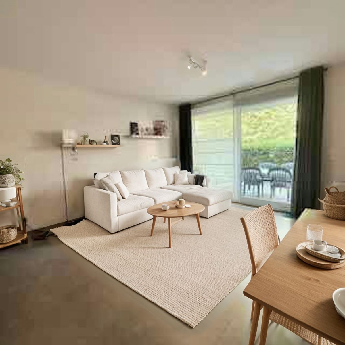 2-slaapkamerappartement gelijkvloers met tuintje foto 2