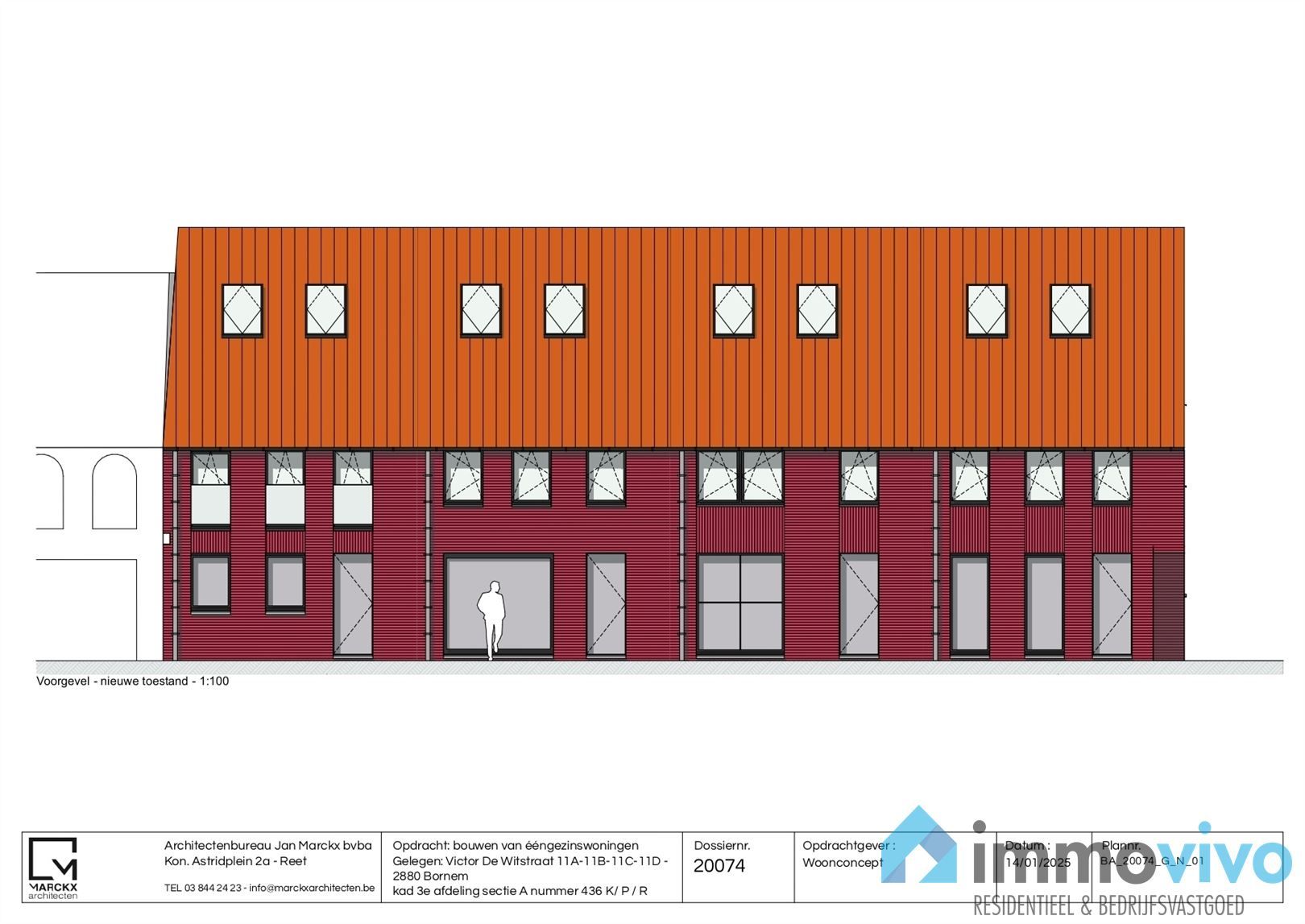 Nieuwbouw casco woning met 4 slpk's en tuin foto {{pictureIndex}}
