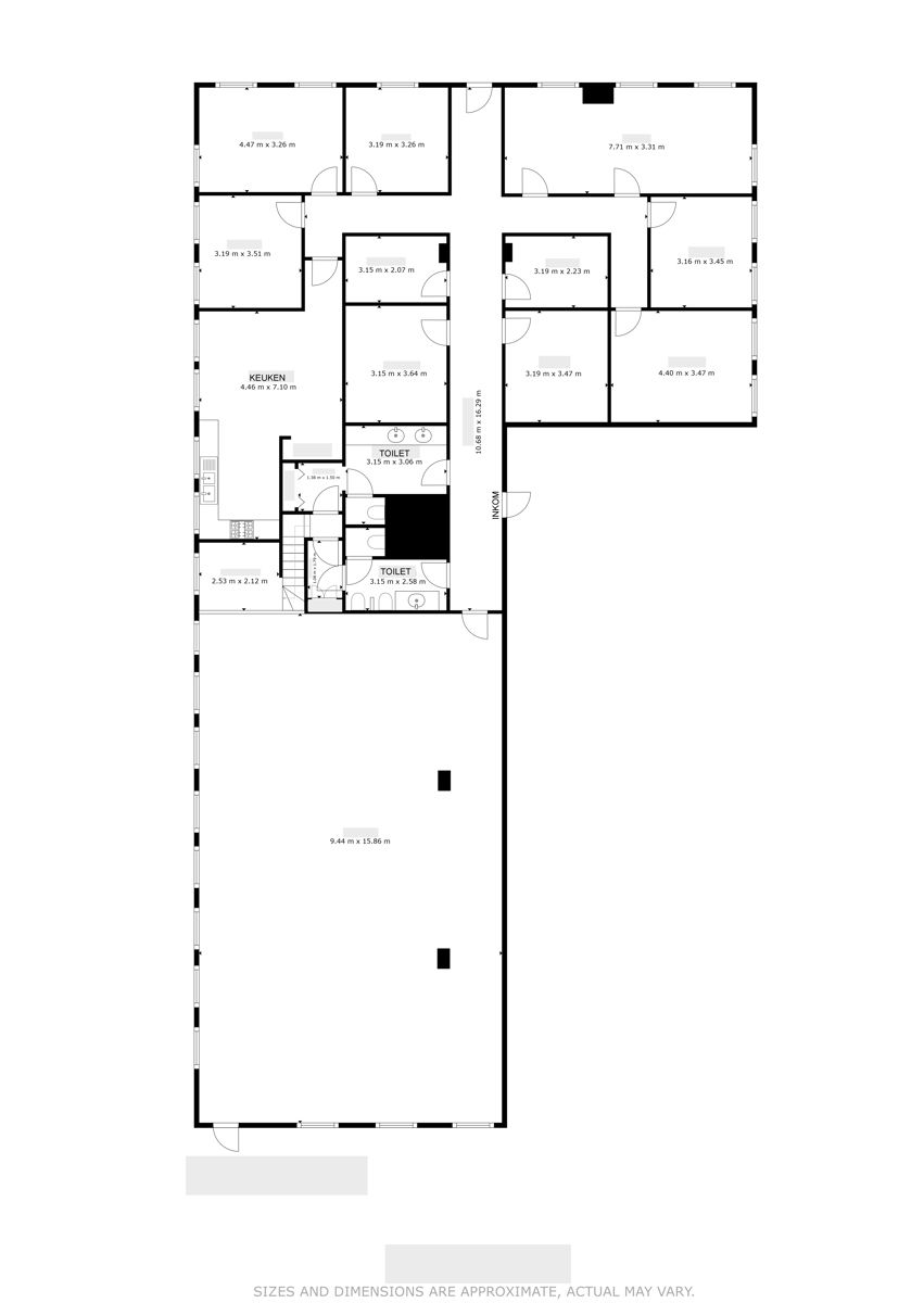 418 m² nstapklare kantooretage te koop – Sint-Denijs-Westrem foto 20