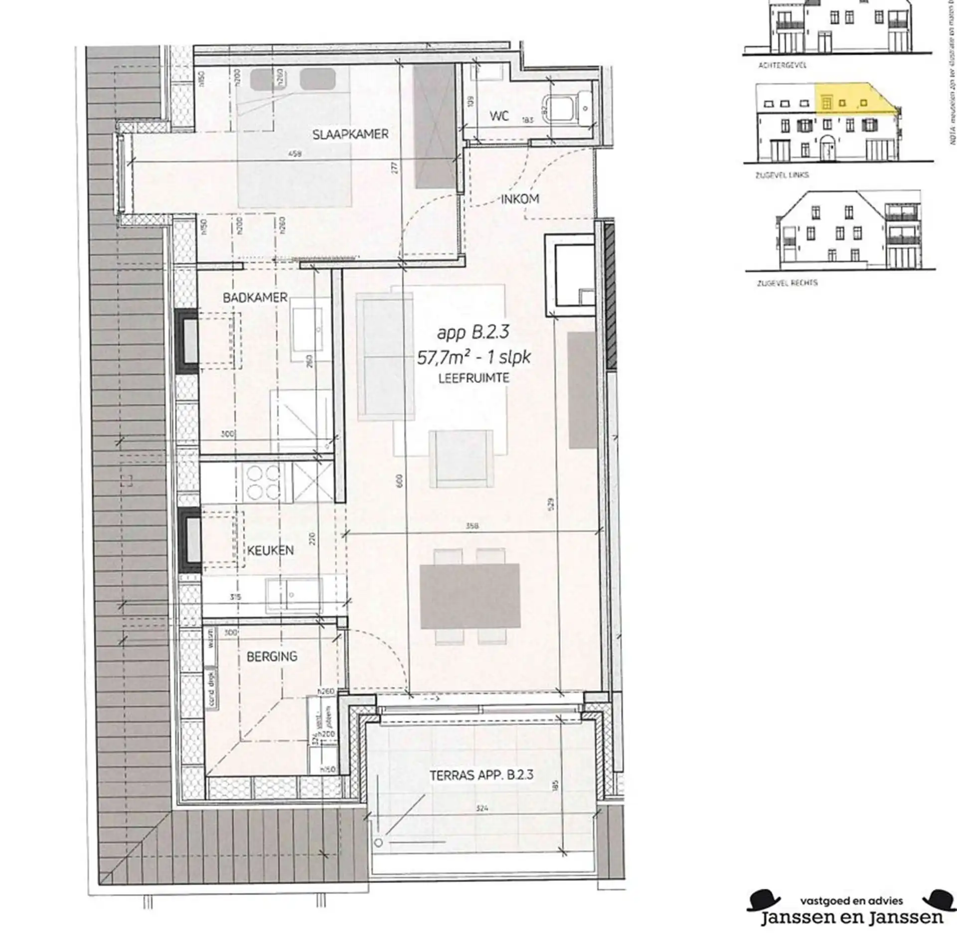 Gezellig appartement met 1 slaapkamer, autostaanplaats en berging foto 23