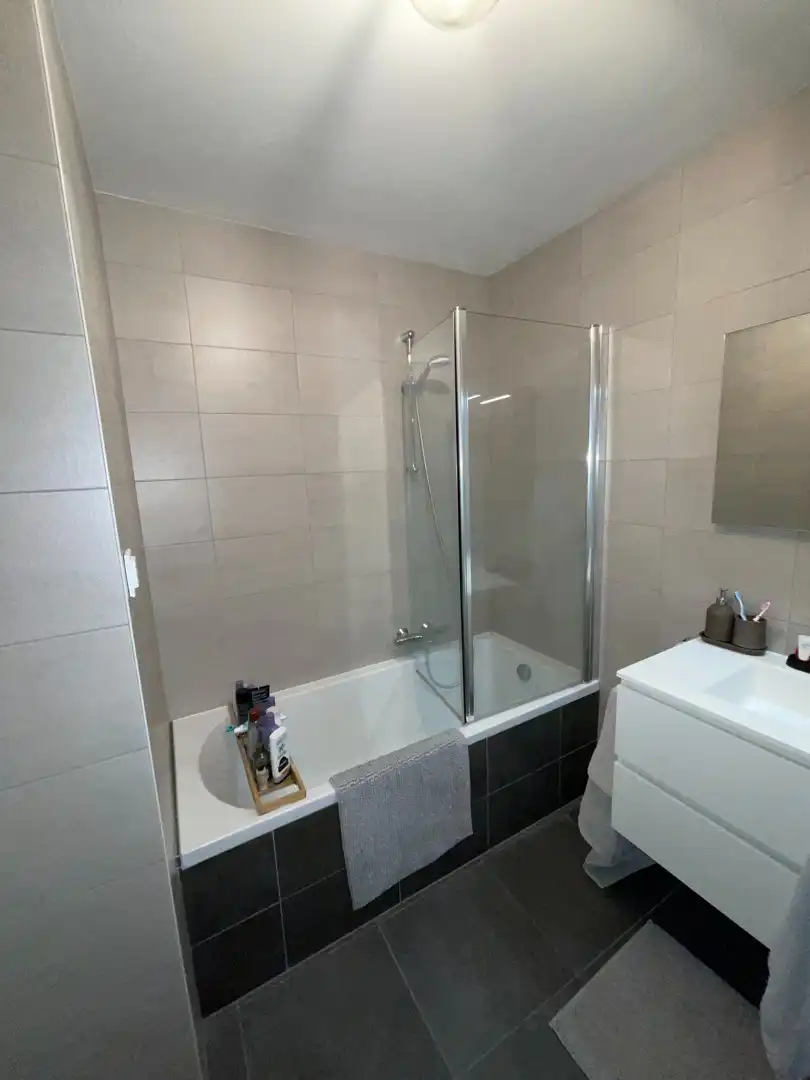 Zeer energiezuinig gelijkvloers appartement met 1 slaapkamer en terras Beverst/Bilzen. foto 6