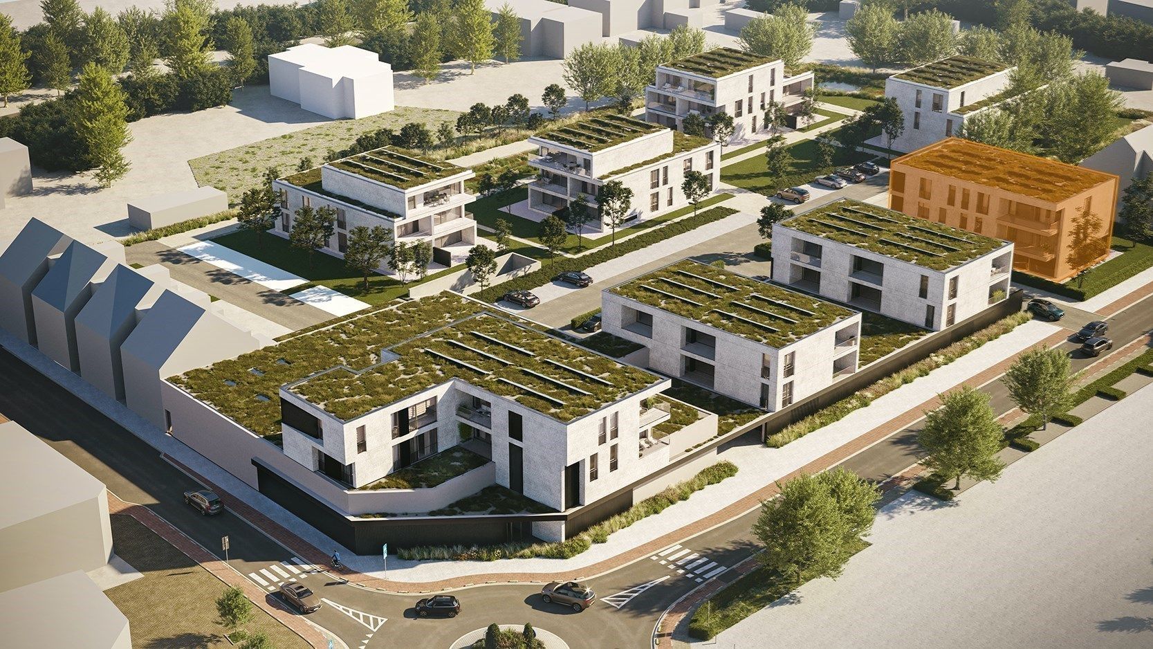 Knap 3-slk appartement (105m²)  met ZW-terras in Koersel foto {{pictureIndex}}