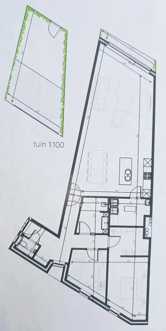 Gelijkvloers nieuwbouwappartement 124 m² met 2 slpk, tuintje en 2 autostandplaatsen. foto 25