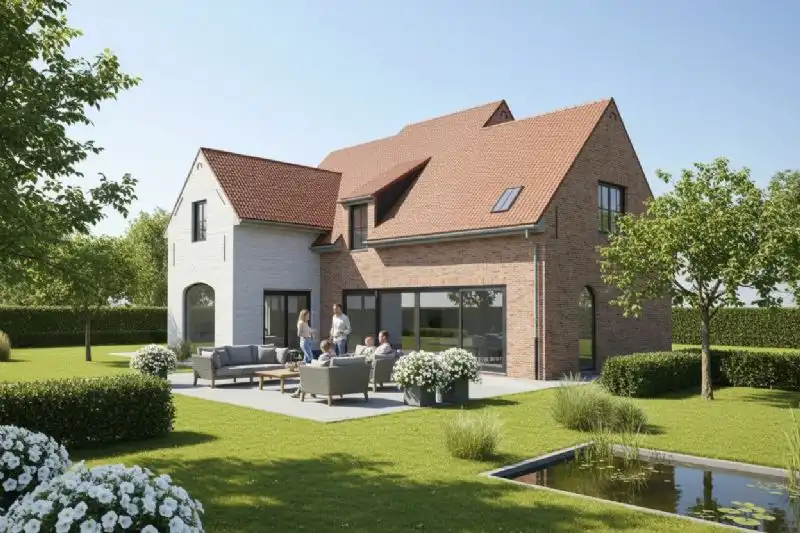 Nieuw te bouwen alleenstaande woning te Roeselare. foto 2