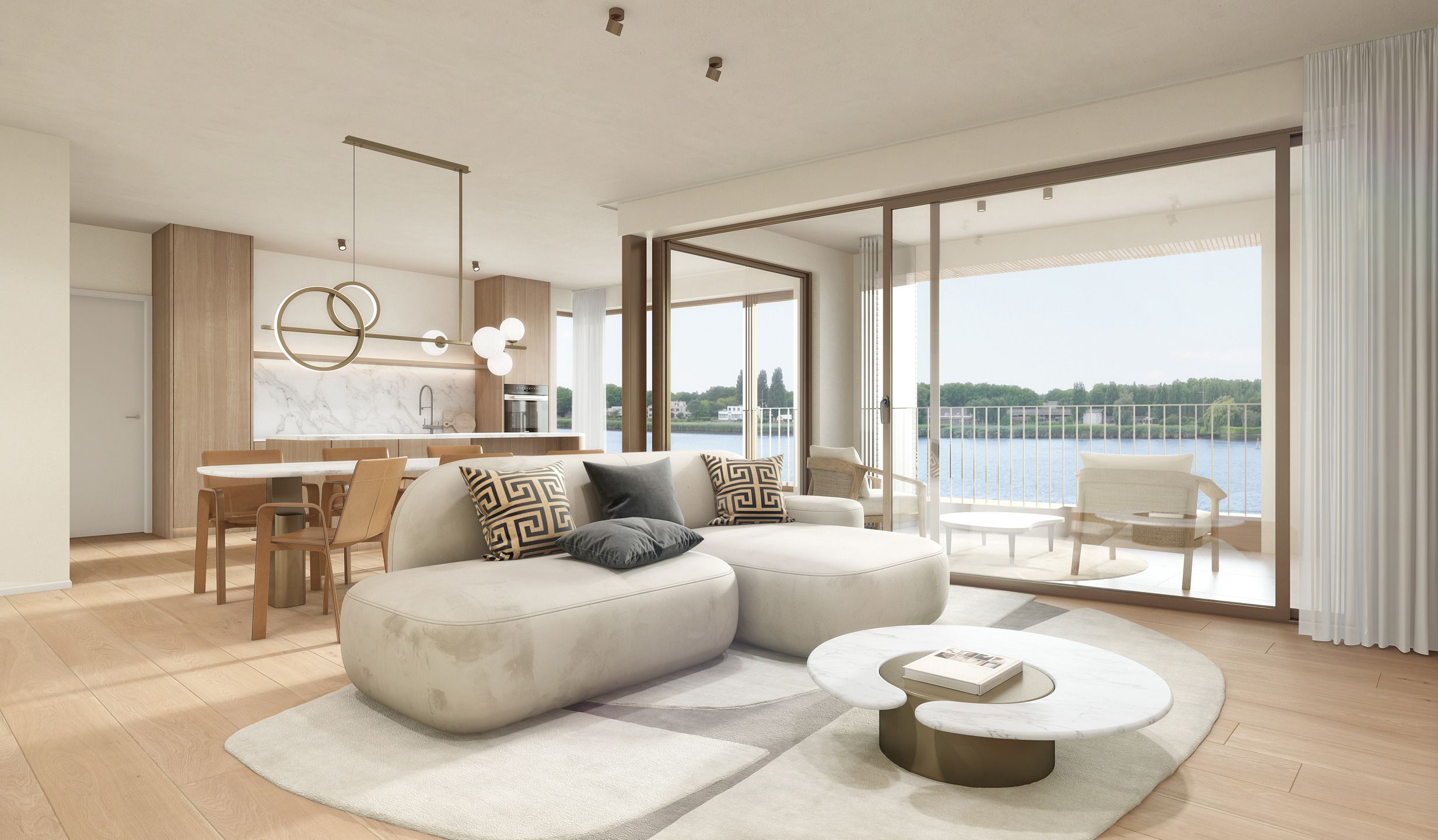 ANTWERPEN KAAIEN - Subliem wonen aan de Schelde  foto {{pictureIndex}}