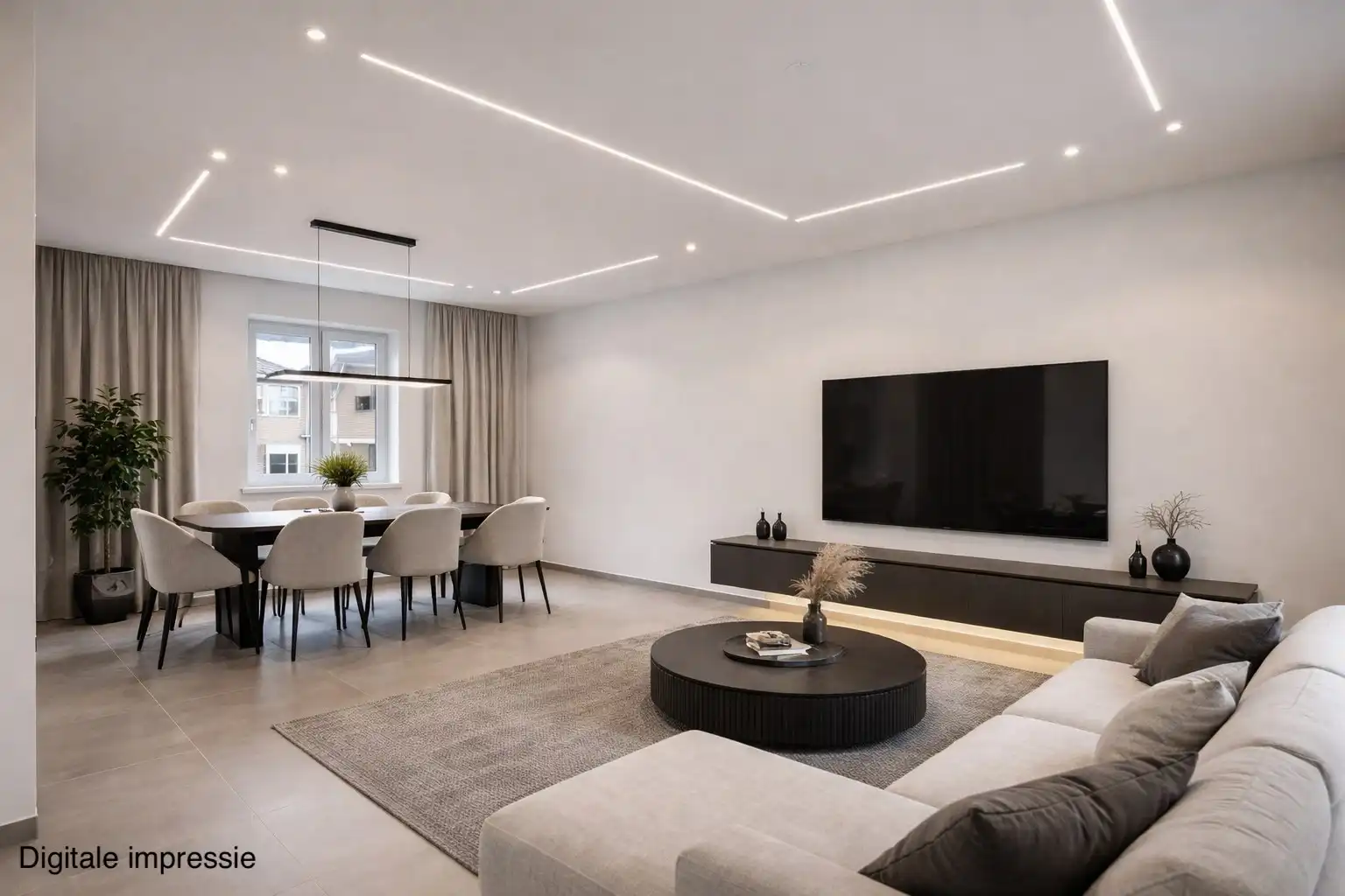 MODERN GERENOVEERDE GEZINSWONING MET 5 SLPKS + 2 BADKAMERS TE LANAKEN !  foto 9