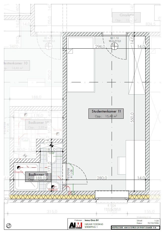 Nieuwbouw 19 studentenkamers - Unieke investeringskans in het hart van Geel foto 13