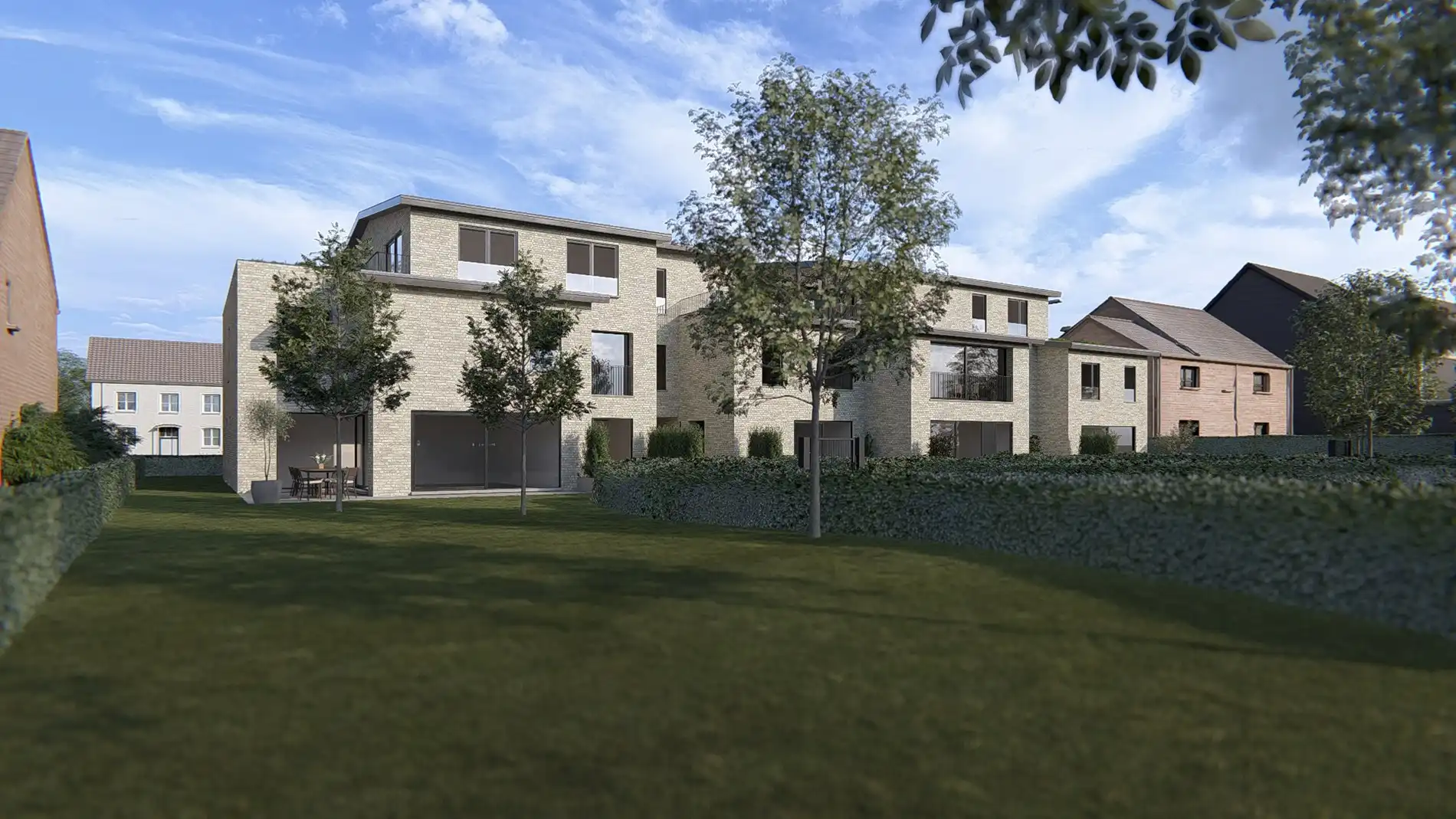 NIEUWBOUW GELIJKVLOERS APPARTEMENT MET TUIN, TERRAS EN 2 SLAAPKAMERS TE TUILT CENTRUM foto 8