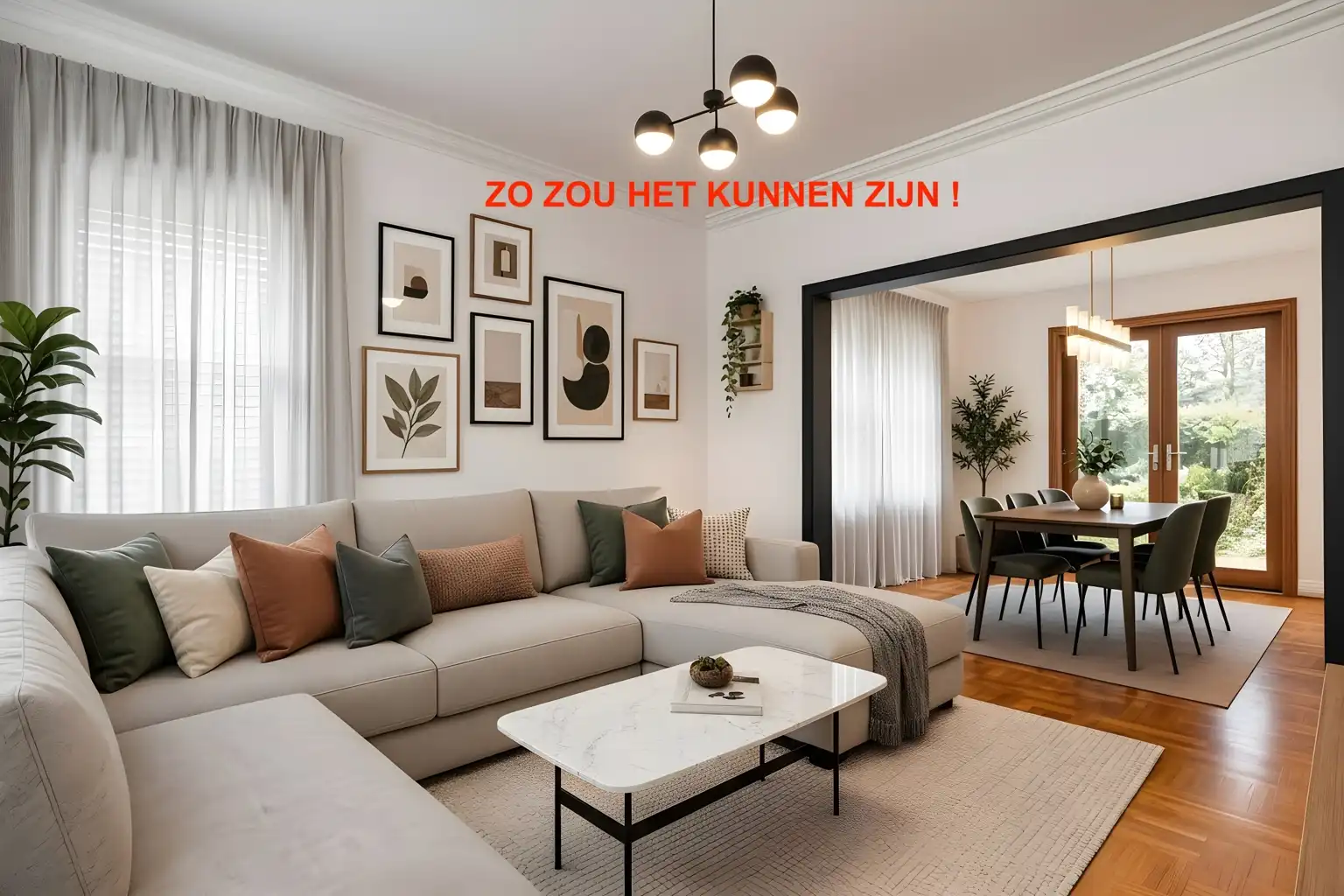 WONING MET RUIME TUIN & ATELIERRUIMTE IN BOUTERSEM foto 2