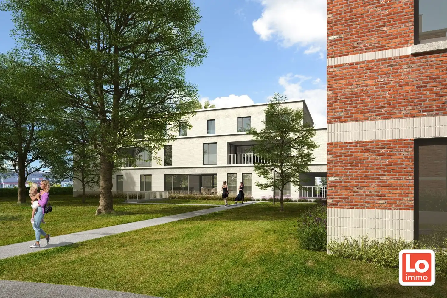 Prachtig gelijkvloers 2 slaapkamer villa appartement met terras foto 3