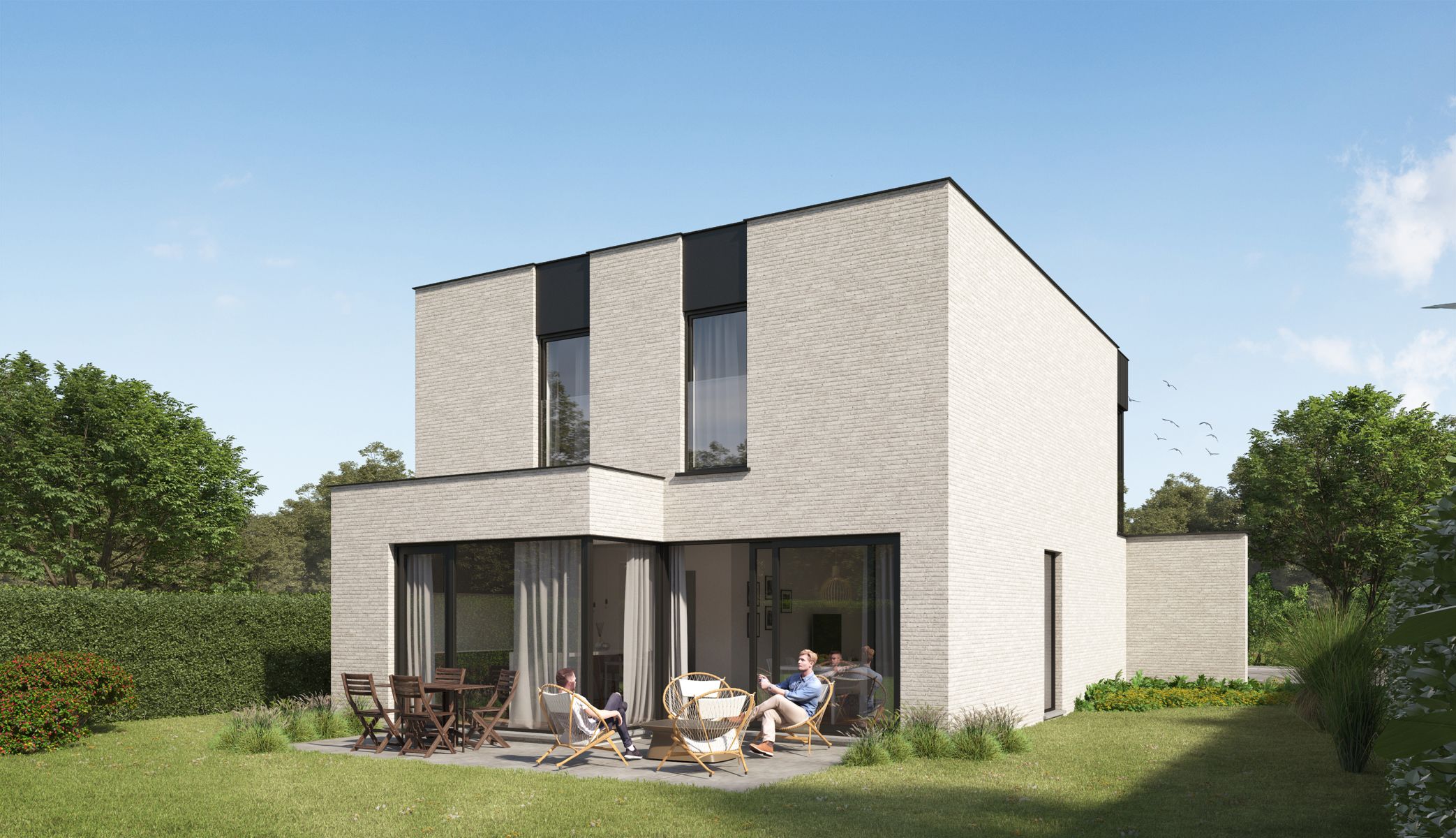 Moderne, vrijstaande woning foto 2