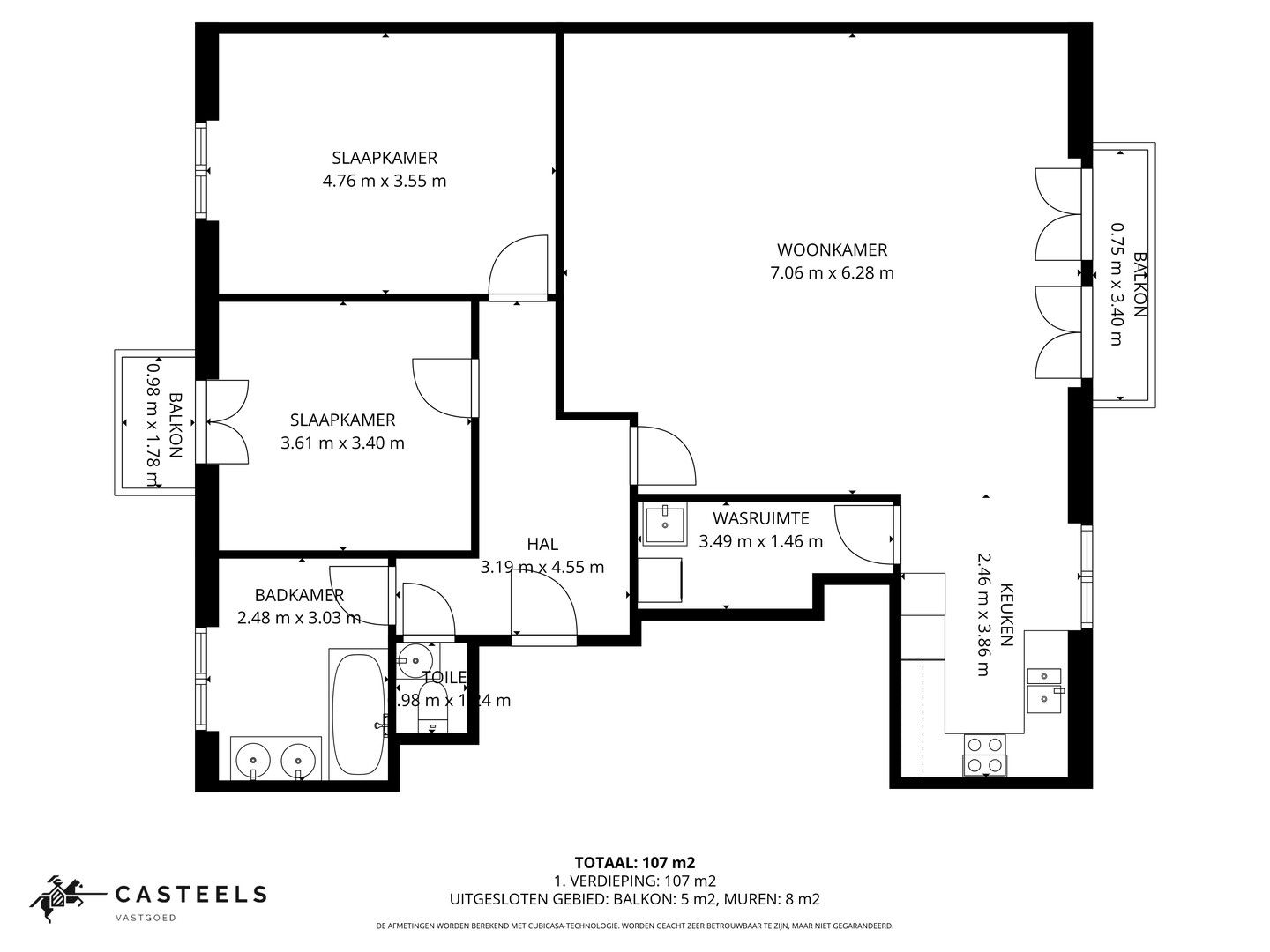 Lichtrijk en instapklaar appartement met garage te koop foto 17