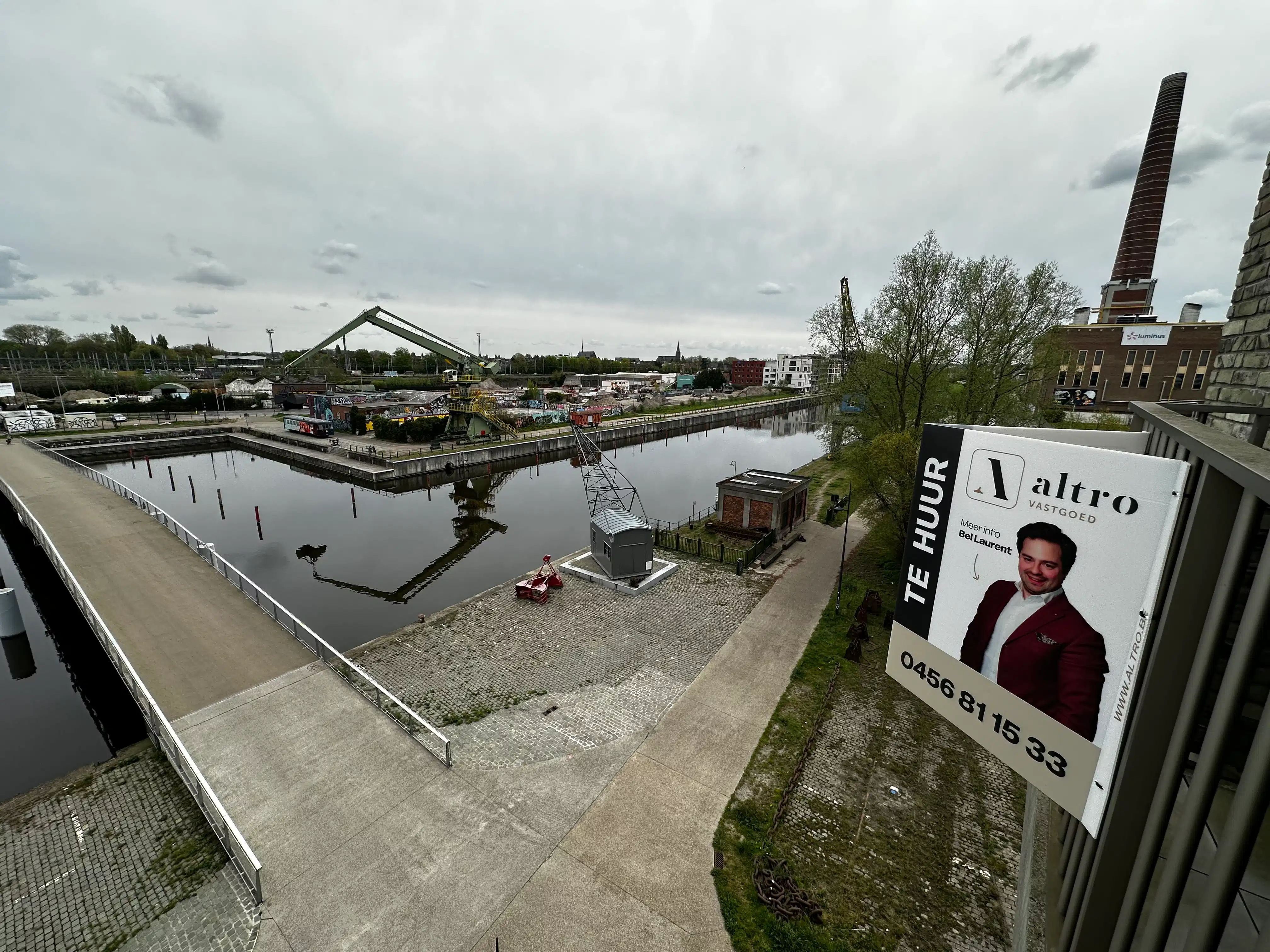 Tof één slaapkamer aan Dok Noord Gent foto 12