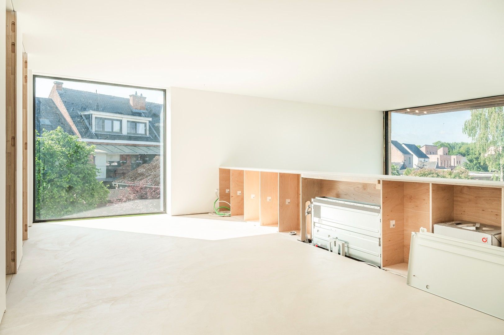 Moderne open bebouwing in oprichting met magazijn te Branst (Bornem) foto 17