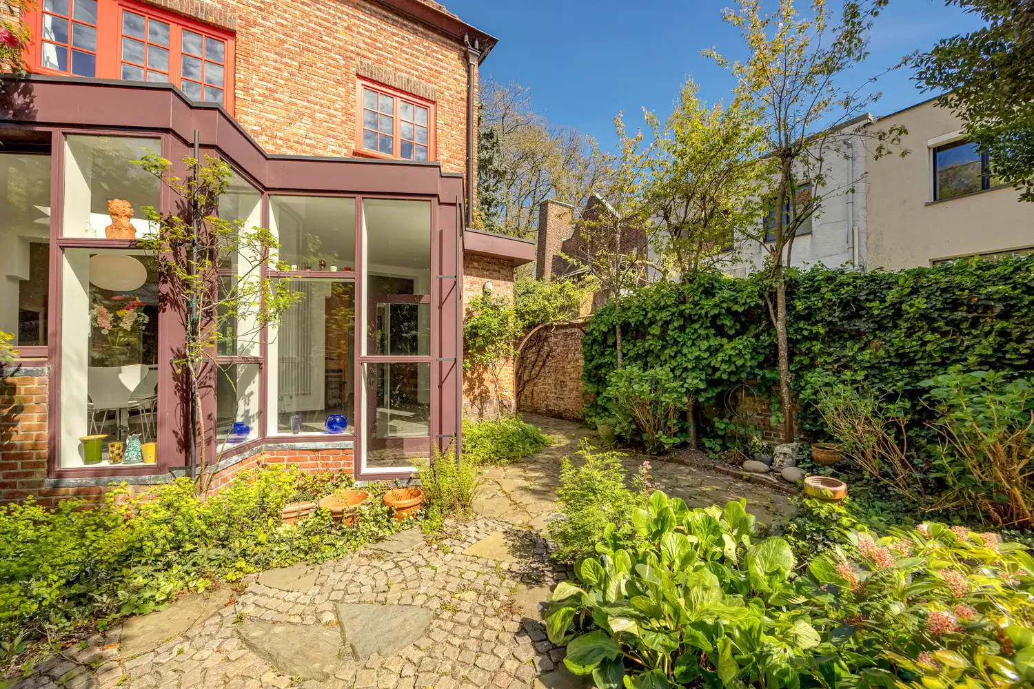 Unieke halfopen parkwoning (230m²) met schitterende Art-déco elementen op toplocatie tegenover het Te Boelaerpark foto 22