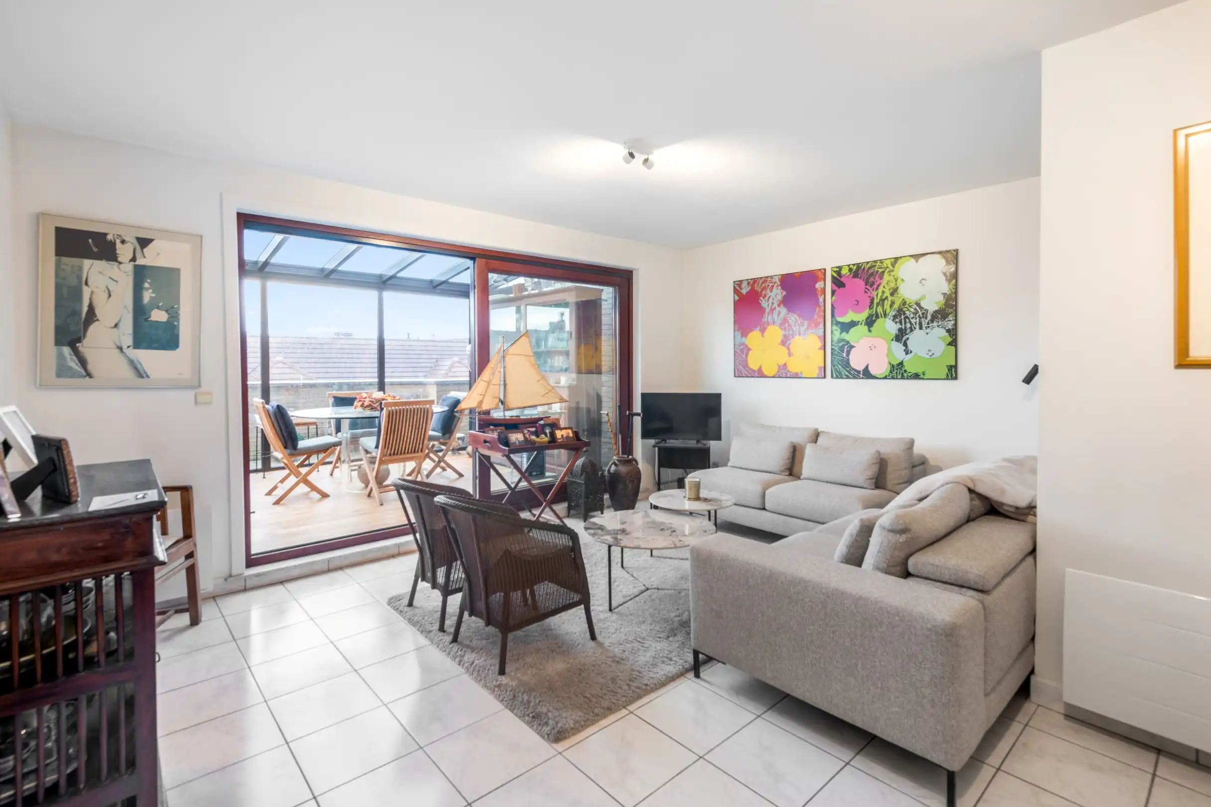 Zonovergoten penthouse met twee mooie terrassen tegen de Zoutelaan op wandelsafstand van de zeedijk. foto 5