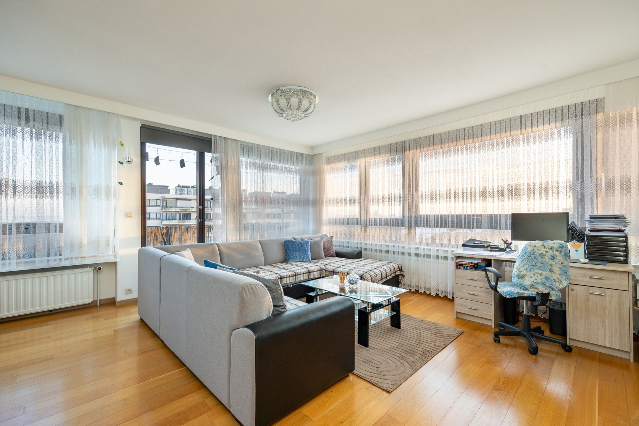 Appartement met 3 slaapkamers en mooi zicht op Brussel foto 3