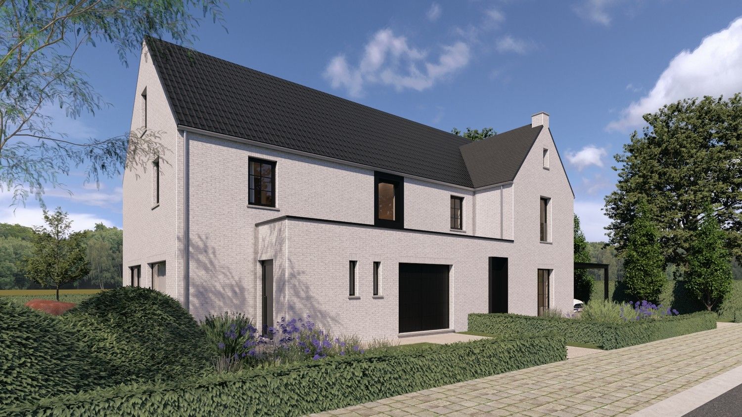 Villa Grenszicht - Moderne nieuwbouwwoningen op een zuidgericht perceel in Lanaken foto 6
