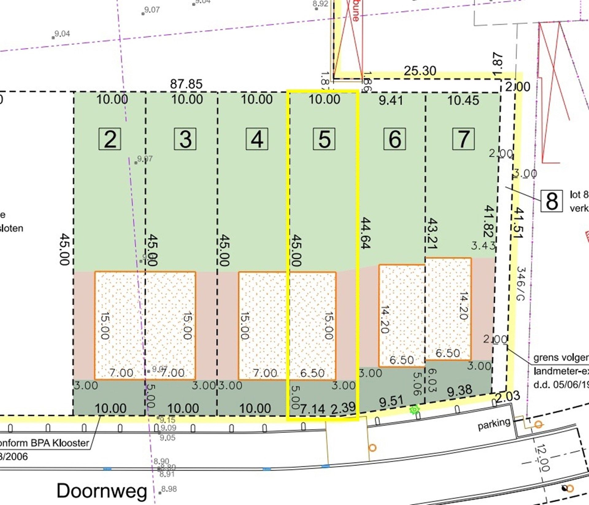 Unieke kans: bouwgrond LOT 5  in de Doornstraat, Wichelen foto 3