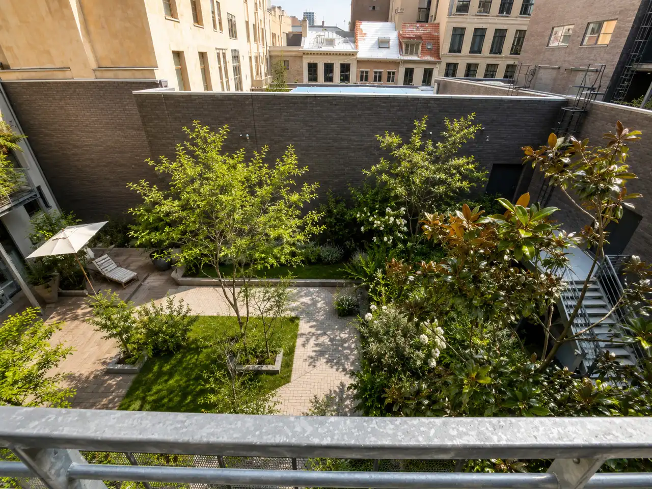 Riant appartement (220m²) met fantastische originele elementen in Residence Maritime met giga terras (35m²) en optionele parking op toplocatie aan de Meir/Handelsbeurs in hartje Antwerpen foto 23