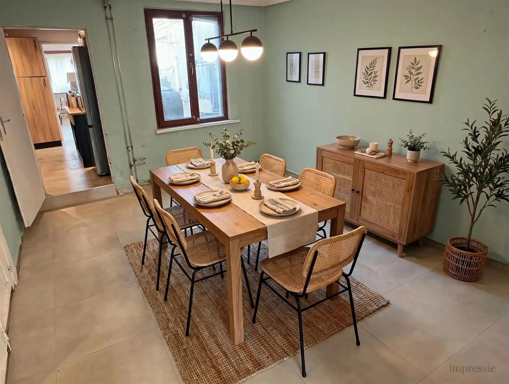 ruime woning met 4 slaapkamers, tuin en achteringang. foto 8
