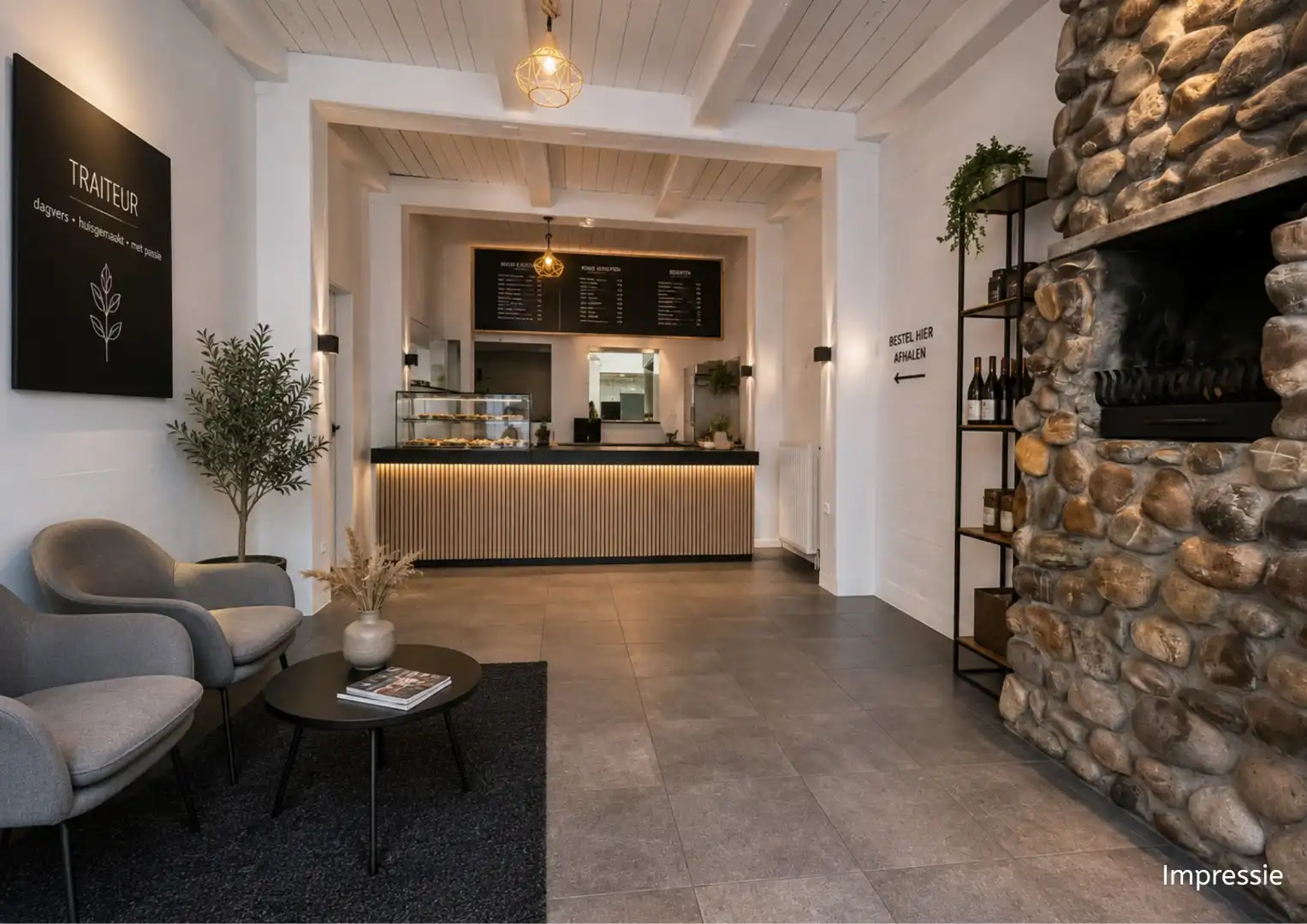 Polyvalent handelspand (restaurant, afhaalrestaurant, wijnbar,  kantoor, winkel...) gelegen op 100 meter van de historische markt van Maaseik!  foto 13