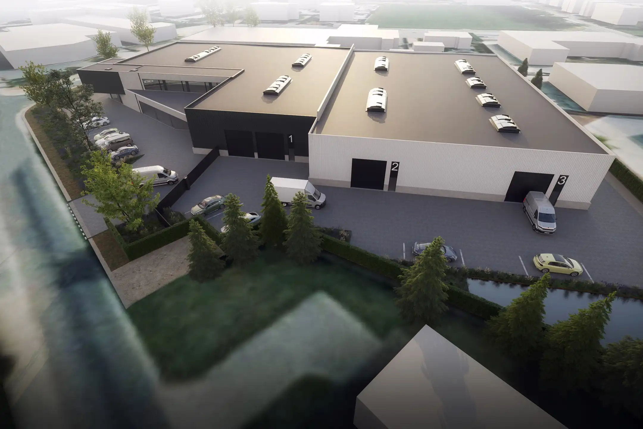 TE KOOP: KMO-unit 2 (opp. 375m²) op 'Jagersborg' in Maaseik foto 6
