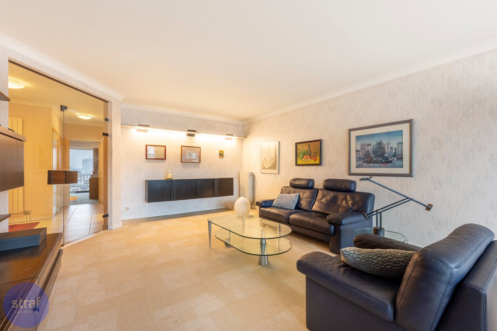 Groot  (118m2) appartement op bovenste verdieping met vrij uitzicht over 't Stad foto 2