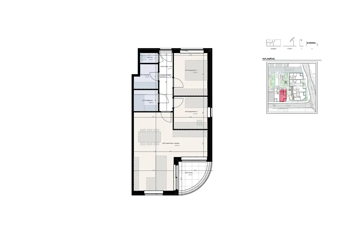 Appartement met 2 slaapkamers foto 3