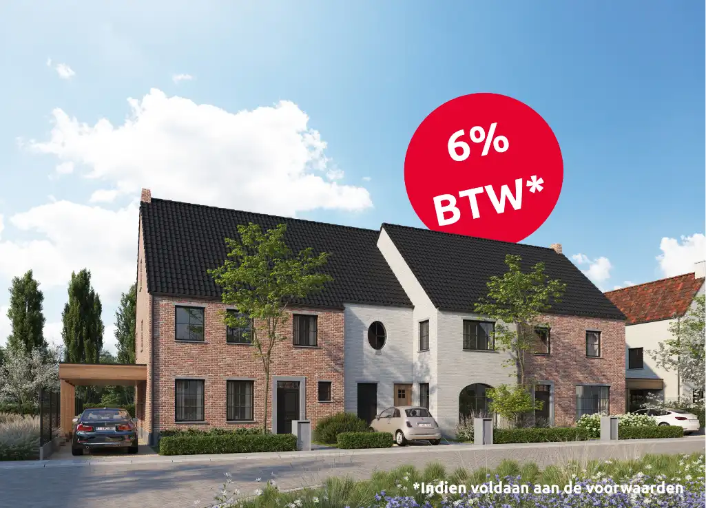 Izegem, ruime nieuw te bouwen Half open woning - 6% btw mogelijk* foto {{pictureIndex}}