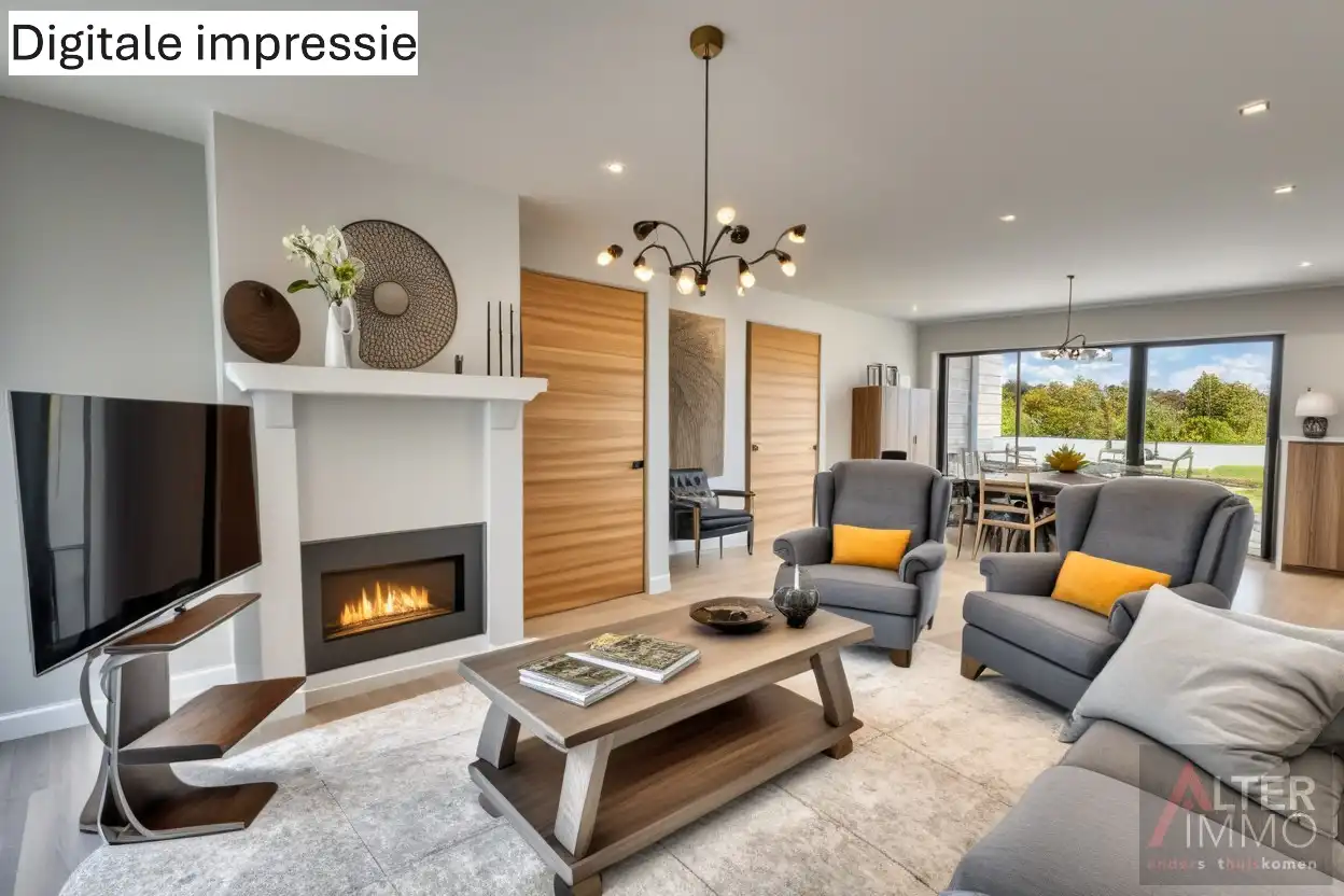 Opportuniteit! Gelijkvloerse woning met 3 slaapkamers op een groot en breed perceel (30 m) van 25a 65ca - EPC makkelijk te verbeteren! foto 5