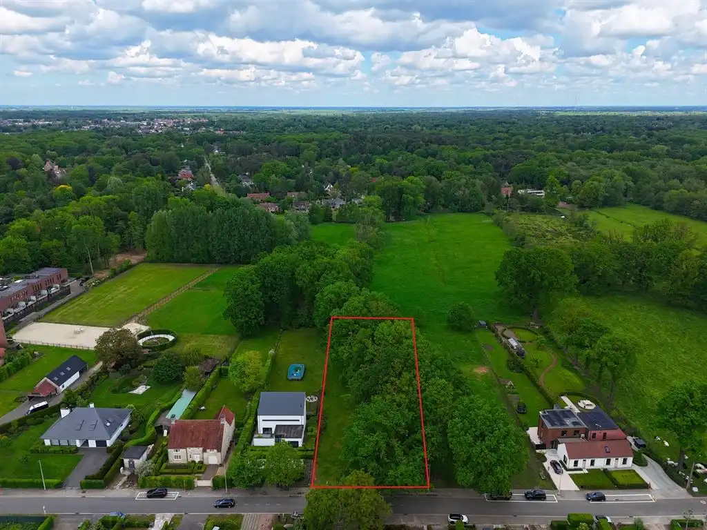 Perceel van 3.000m² voor open bebouwing met zicht op weilanden foto 3