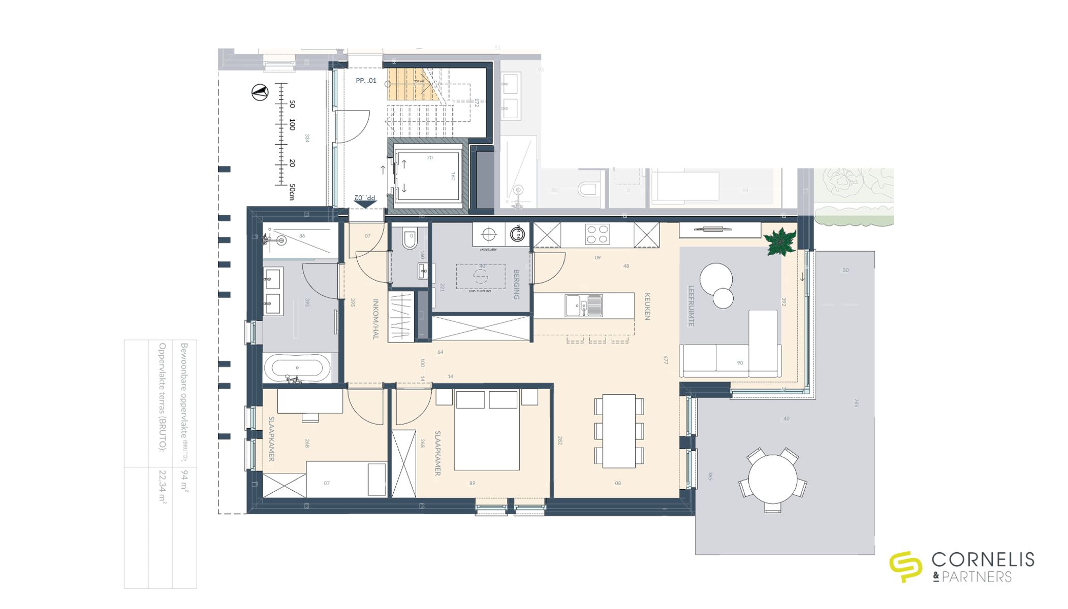 Fantastisch gelijkvloers appartement met zonneterras/tuin foto 5