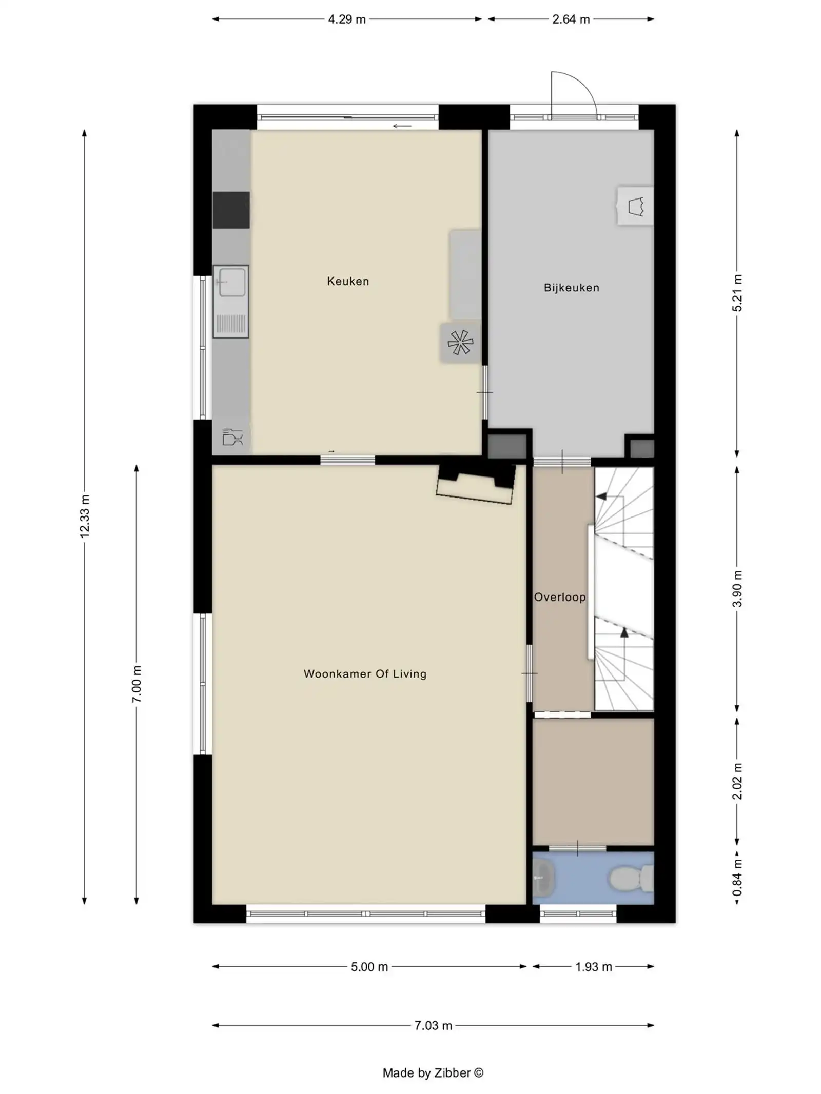 Ruime 3-gevel woning (274m²) met 3 slaapkamers, grote garage en mooie tuin foto 3