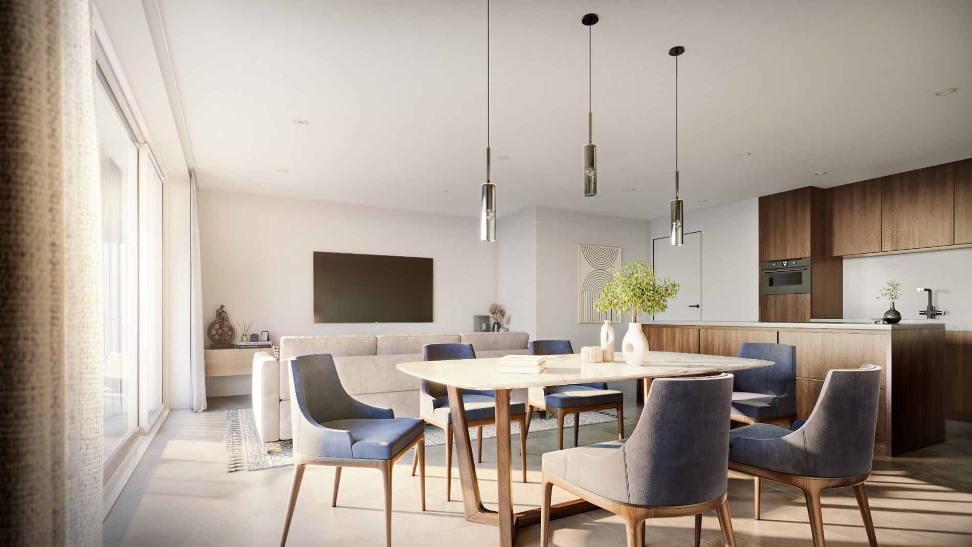 OPENDEUR 24/5 ! Modern wonen in Harelbeke, Residentie Zuidhof bestaande uit 18 appartementen met 1-2 slaapkamers foto 6