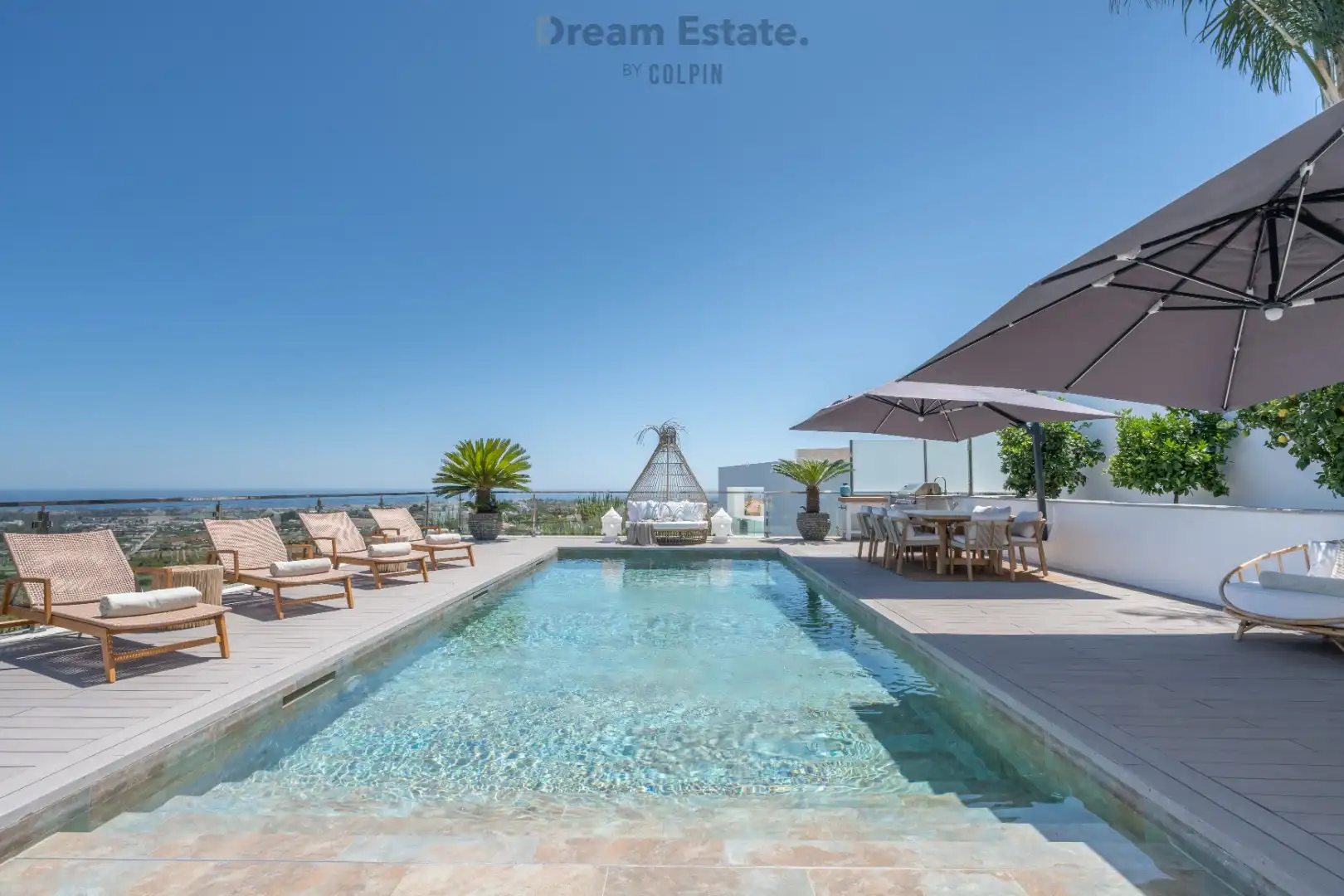 Prachtige moderne villa met panoramisch uitzicht in La Quinta resort, Benahavis. foto 9