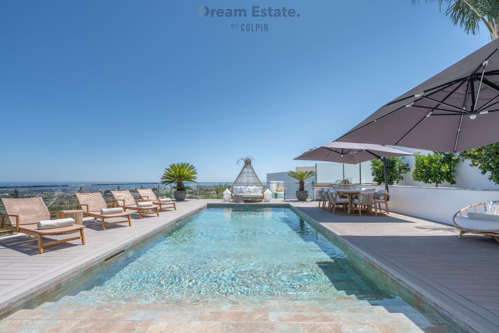 Prachtige moderne villa met panoramisch uitzicht in La Quinta resort, Benahavis. foto 9