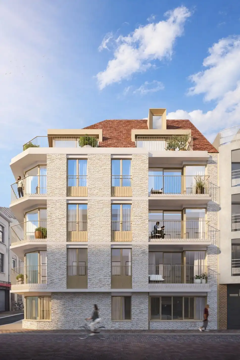 Uniek duplex appartement met groot terras in Res. Antoine  foto 3