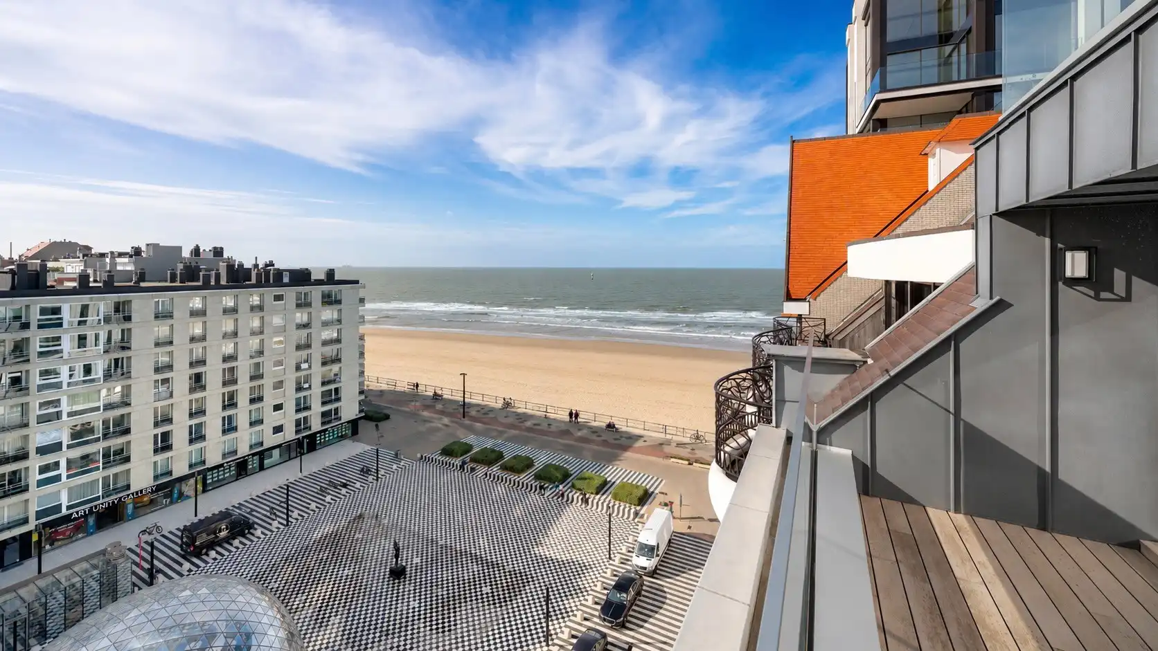 Prachtig duplexappartement met 3 slaapkamers en panoramische uitzichten in het Zoute. foto 25
