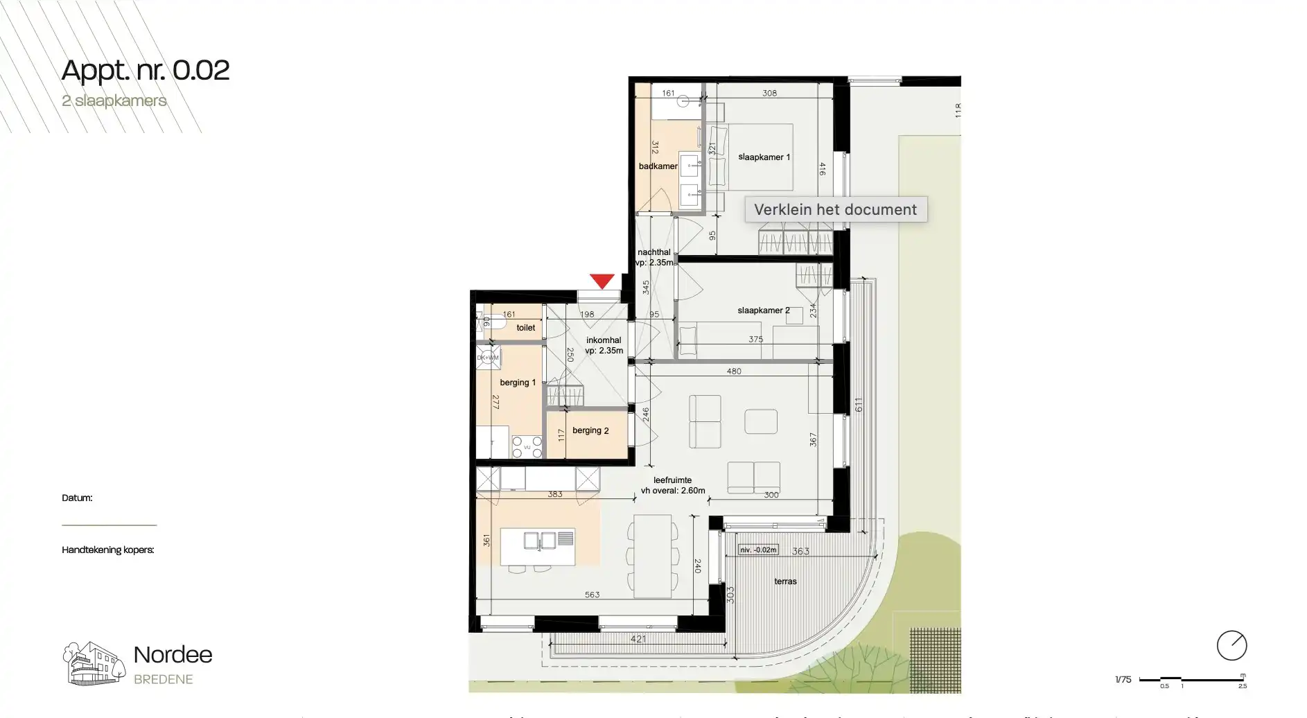 TWEE SLAAPKAMER APPARTEMENT IN MODERNE RESIDENTIE TE BREDENE foto 5