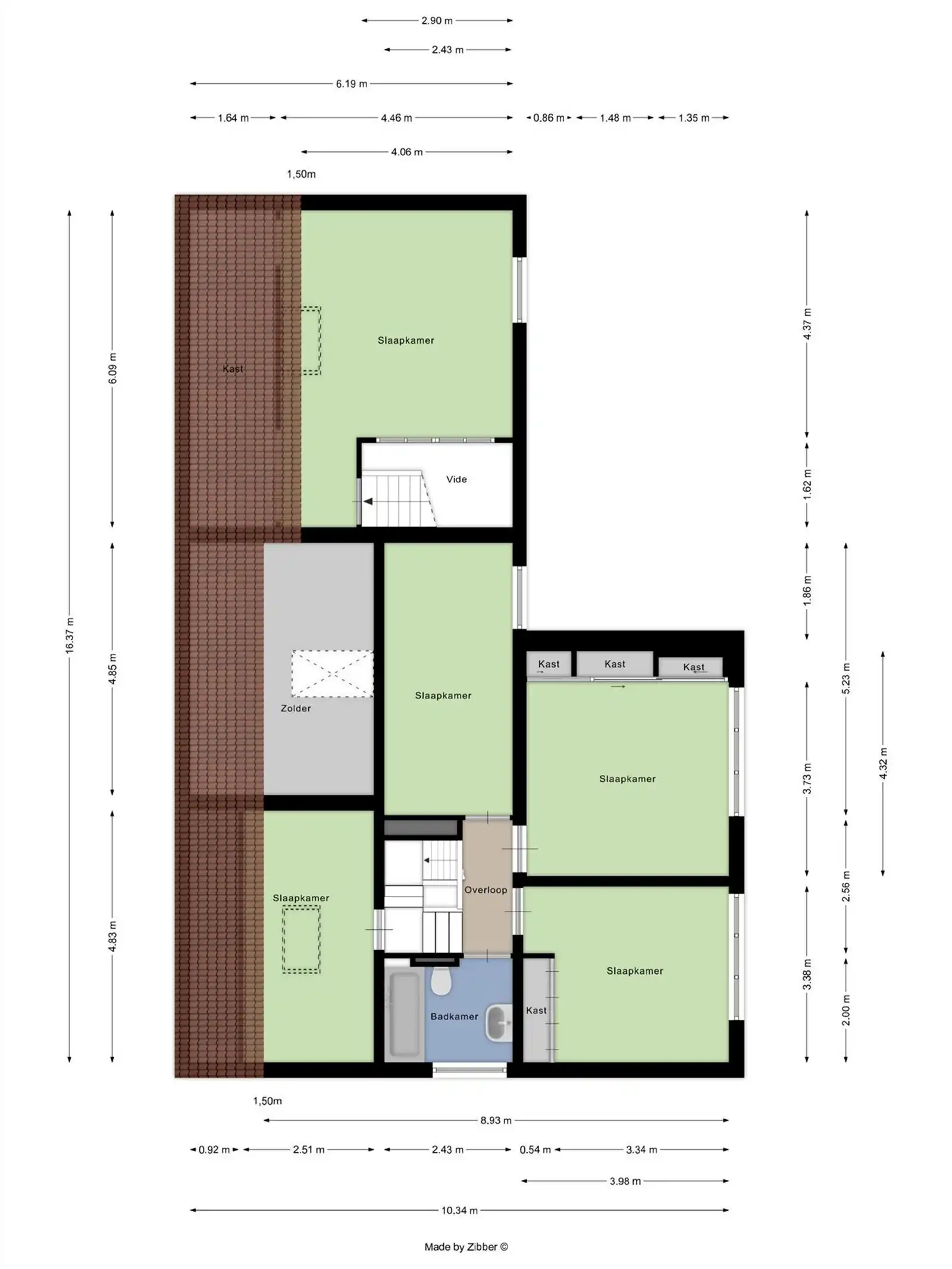 Goed gelegen woning met studio/atelier/bureau foto 13