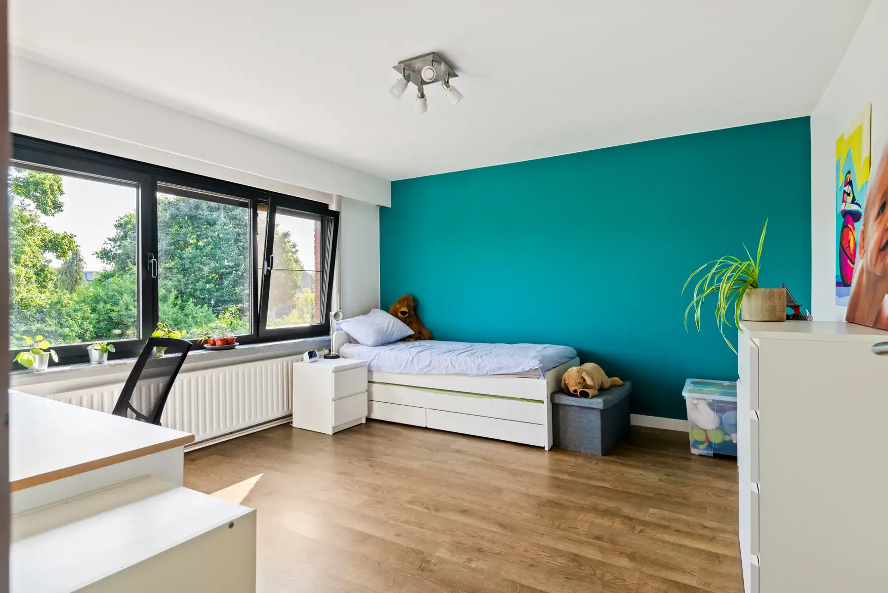 Ruime instapklare beletagewoning met bijna 250 m² bewoonbare oppervlakte, rustgevende tuin én dakterras foto 14