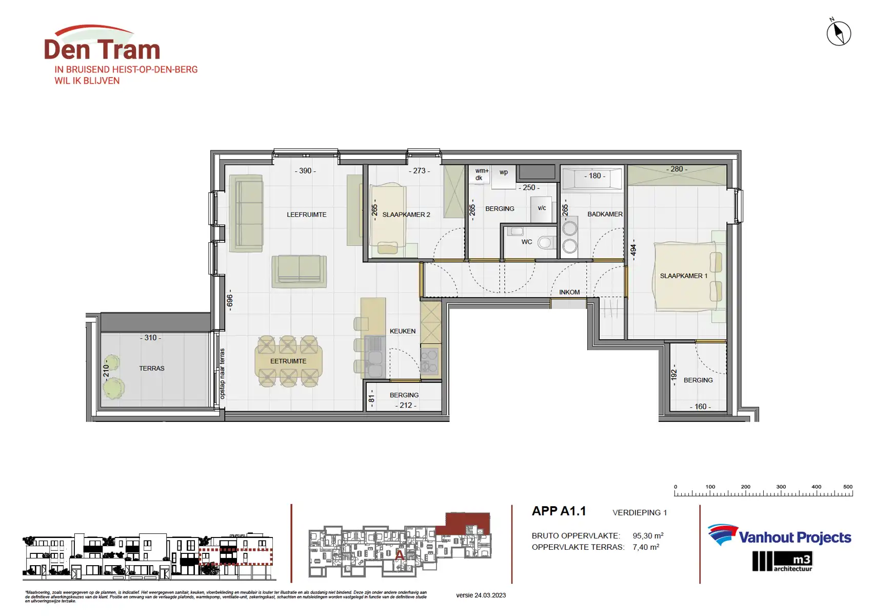 LAATSTE nieuwbouwapp met 2 slpk en terras op TOPLOCATIE! foto 14