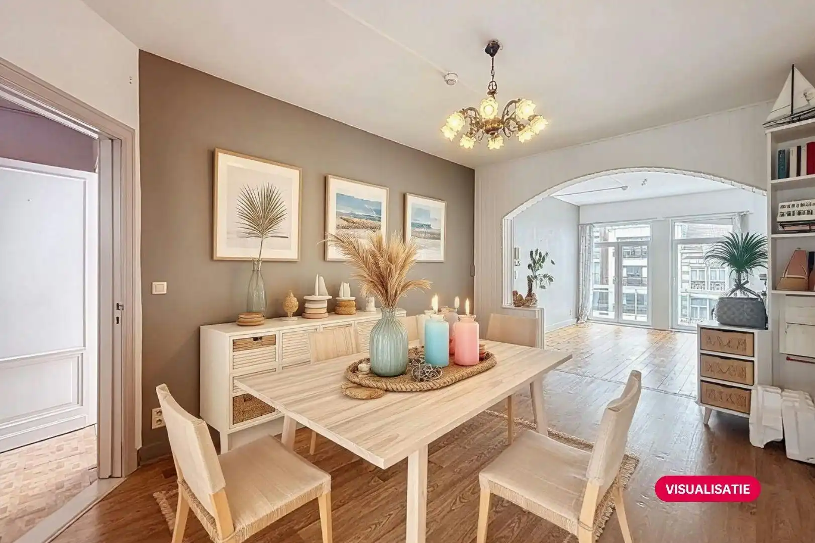 Hoofdfoto van de publicatie: Op te frissen appartement te koop te Blankenberge