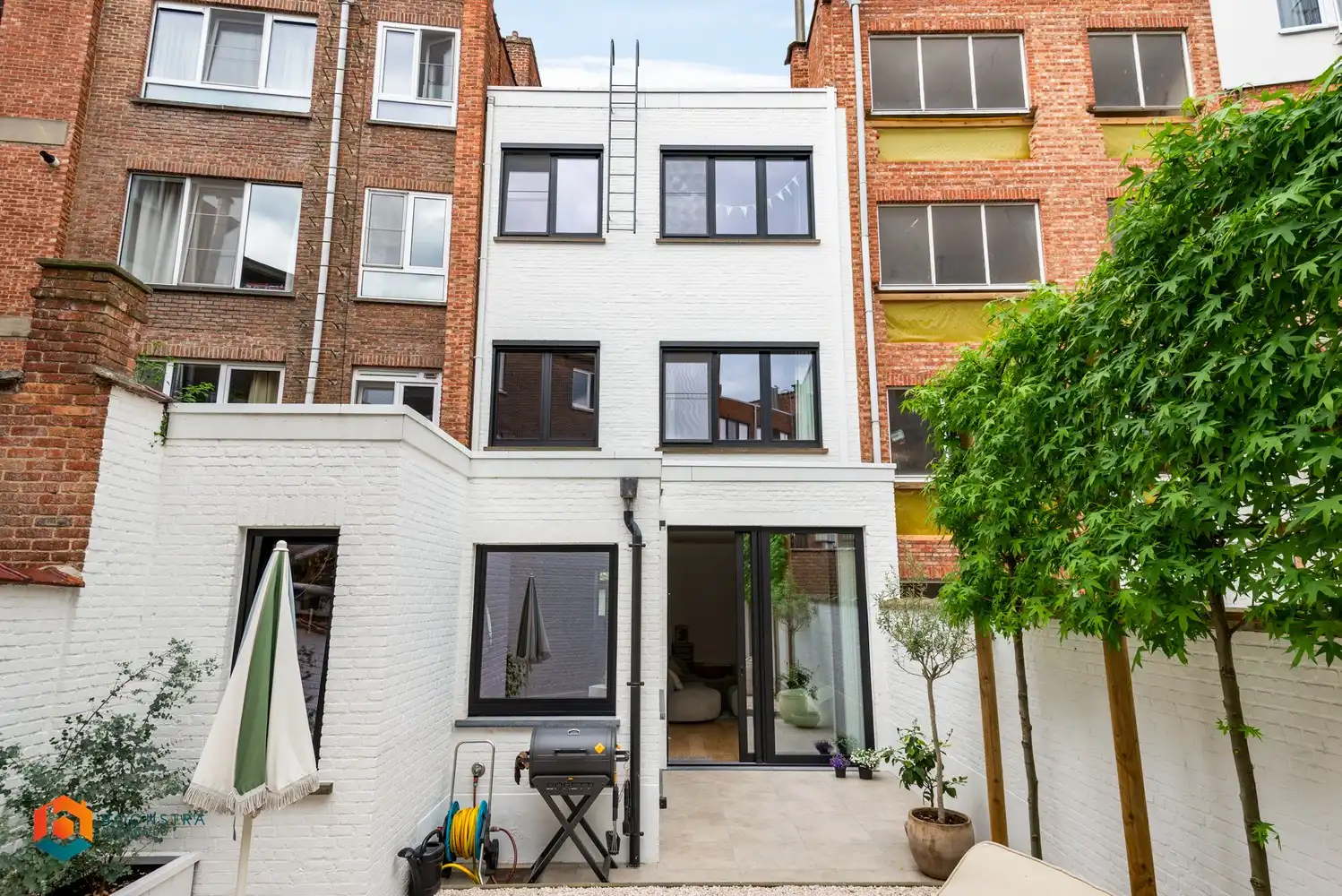 Instapklare woning met 5 slpkrs, 3 badkmrs en stadstuin te Mechelen foto 24